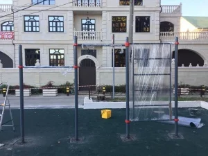 Два турника и шведская стенка для улицы 