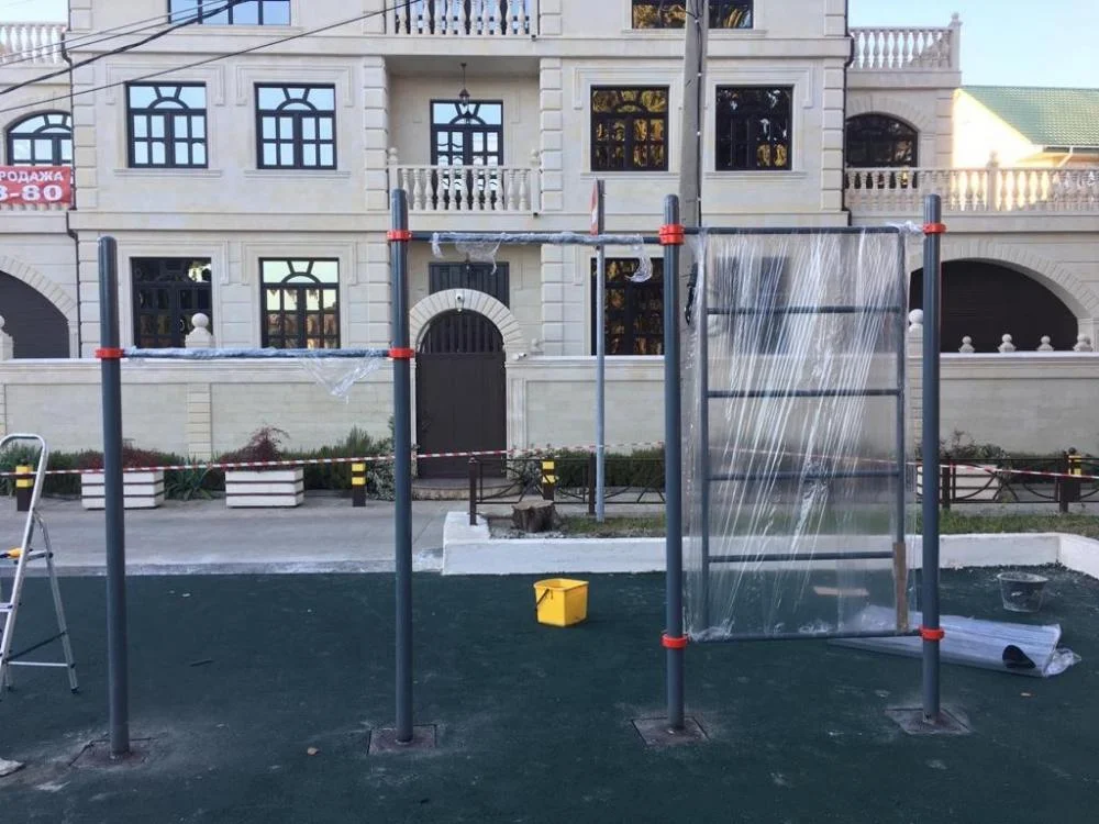 Два турника и шведская стенка для улицы 